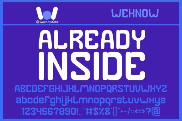 Already Inside: A Display Font for Bold Brand Statements