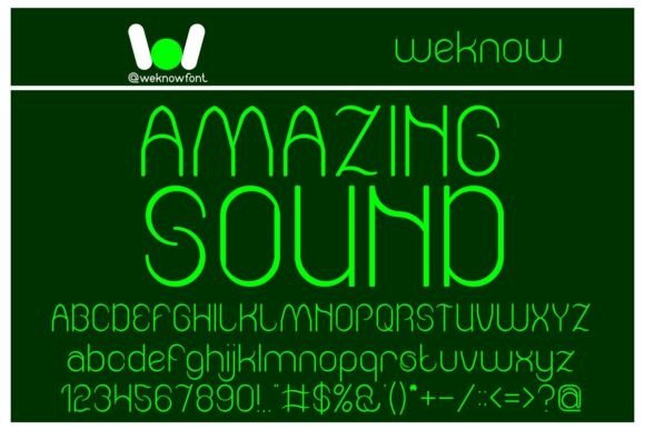 Amazing Sound: The Premium Font for Modern Design