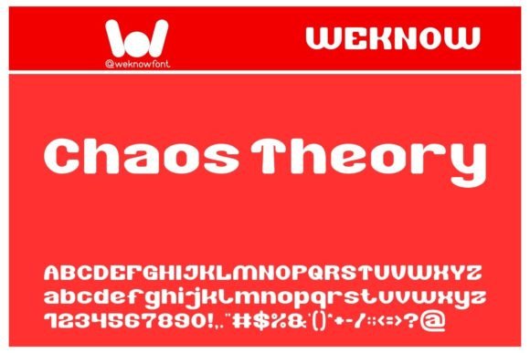 Chaos Theory: A Display Font That Commands Attention