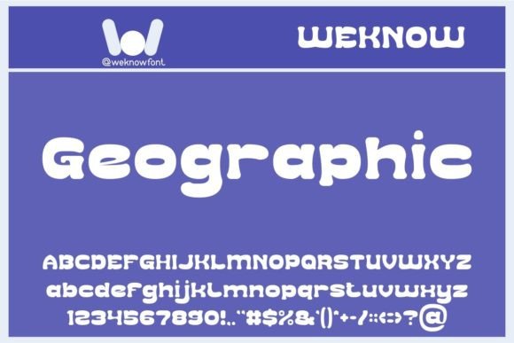 Geographic: A Display Font for Bold Visual Statements