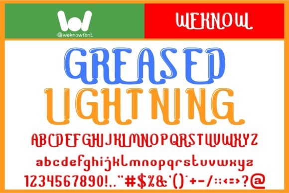 Greased Lightning: A Bold Typeface for Dynamic Branding