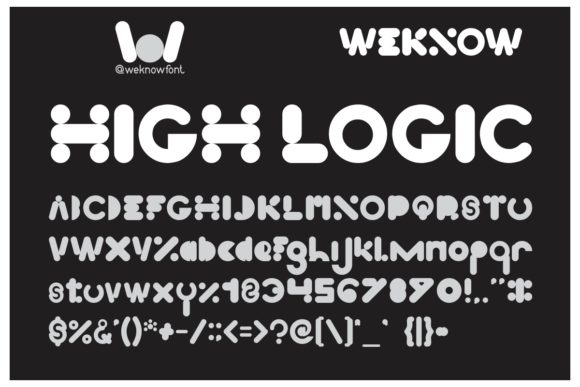 High Logic: A Techno Font for Bold, Modern Branding