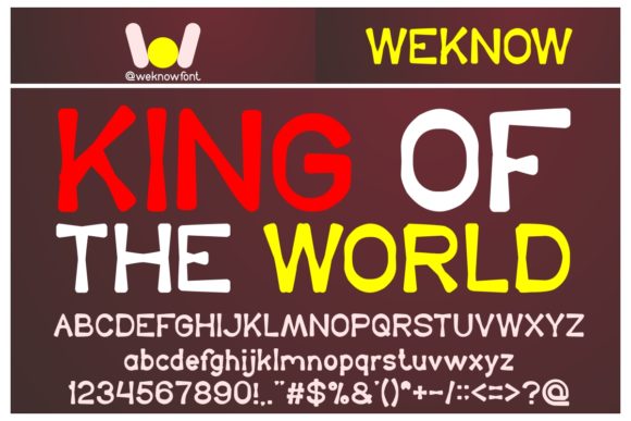 King of the World: A Bold Font for Impactful Designs
