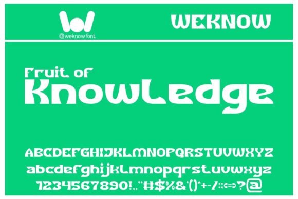 Knowledge: A Typeface That Commands Attention and Respect
