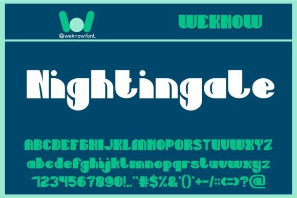 Nightingale: The Serif Font with a Modern Edge