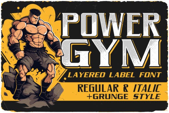 Power Gym: The Bold Typeface for High-Impact Design