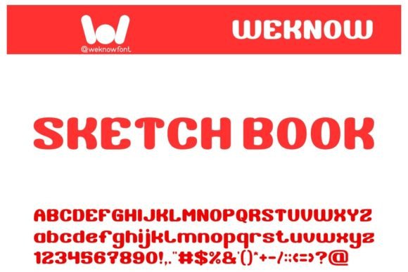 Sketch Book: The Handmade Display Font for Modern Brands