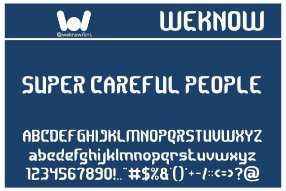 Super Careful People: A Display Font for Bold Brand Statements