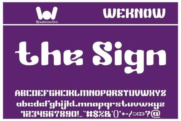 The Sign: A Curly Display Font That Commands Attention