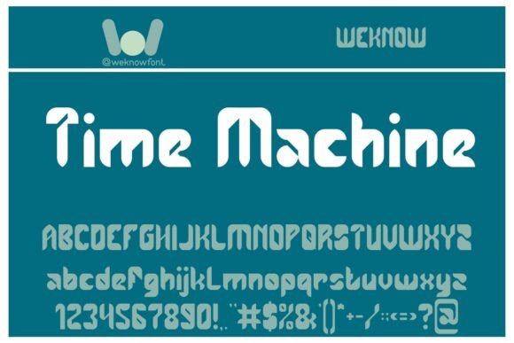 Time Machine Font: A Techno-Sci-Fi Powerhouse for Modern Branding