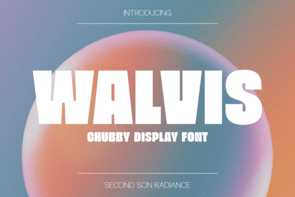 Walvis: The Chubby Display Font for Unforgettable Branding